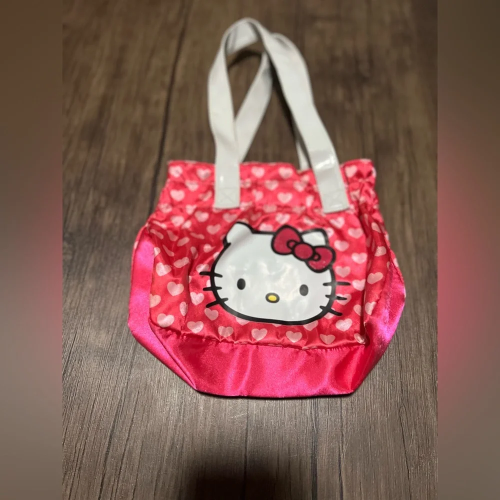 Hello Kitty Mini Satin Kids Purse - Picture 4 of 5